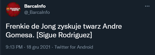 Frenkie de Jong został porównany do...